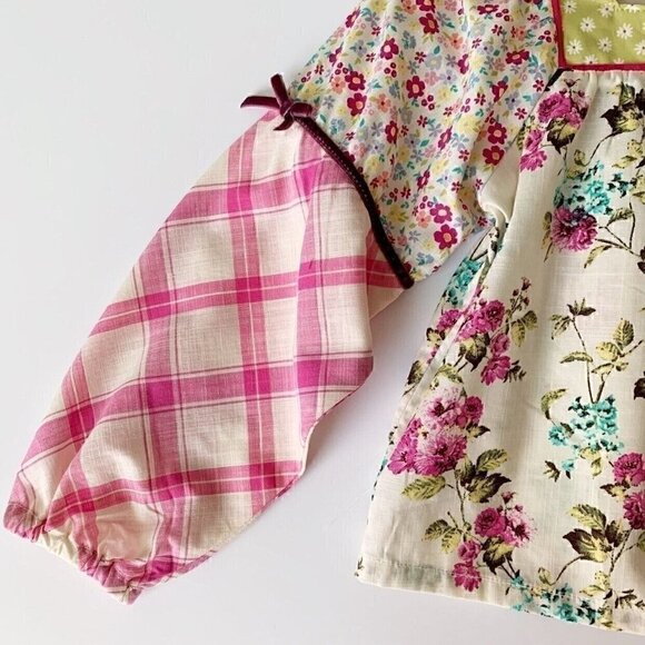 NWT Matilda Jane Girl Art School Mixed-Print Peasant Top 2T 8 years 10 years - Picture 5 of 12